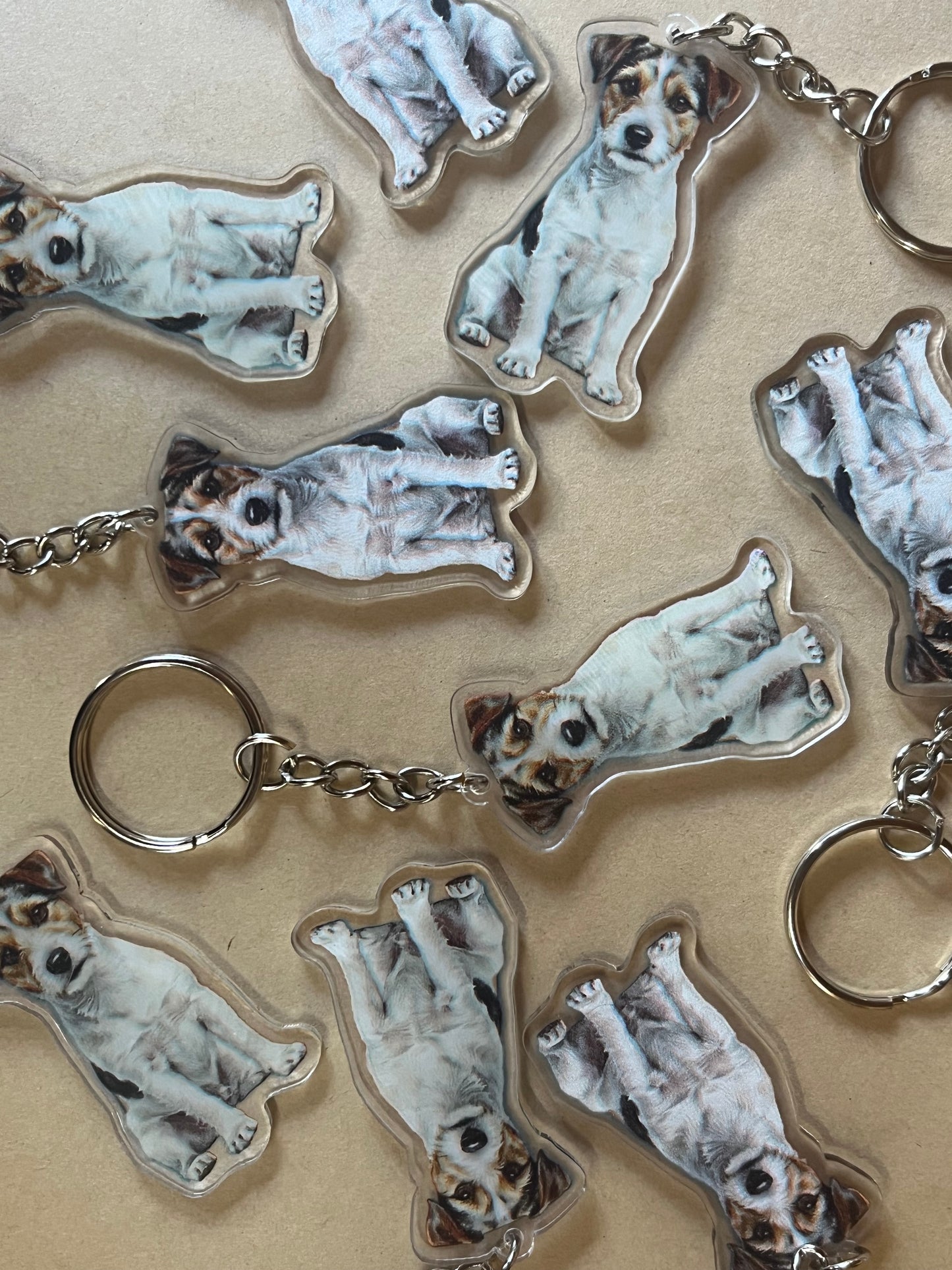 Jack Russell Keyring