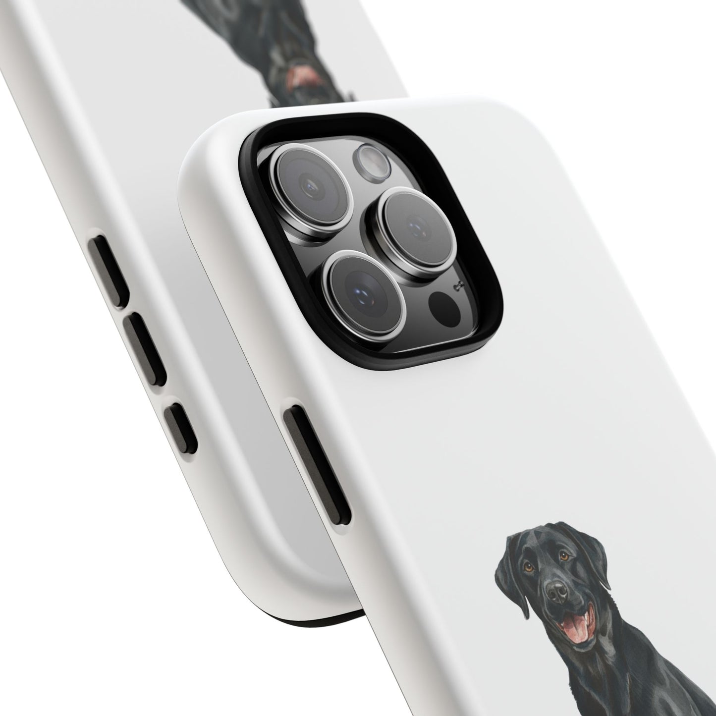 Black Labrador phone case