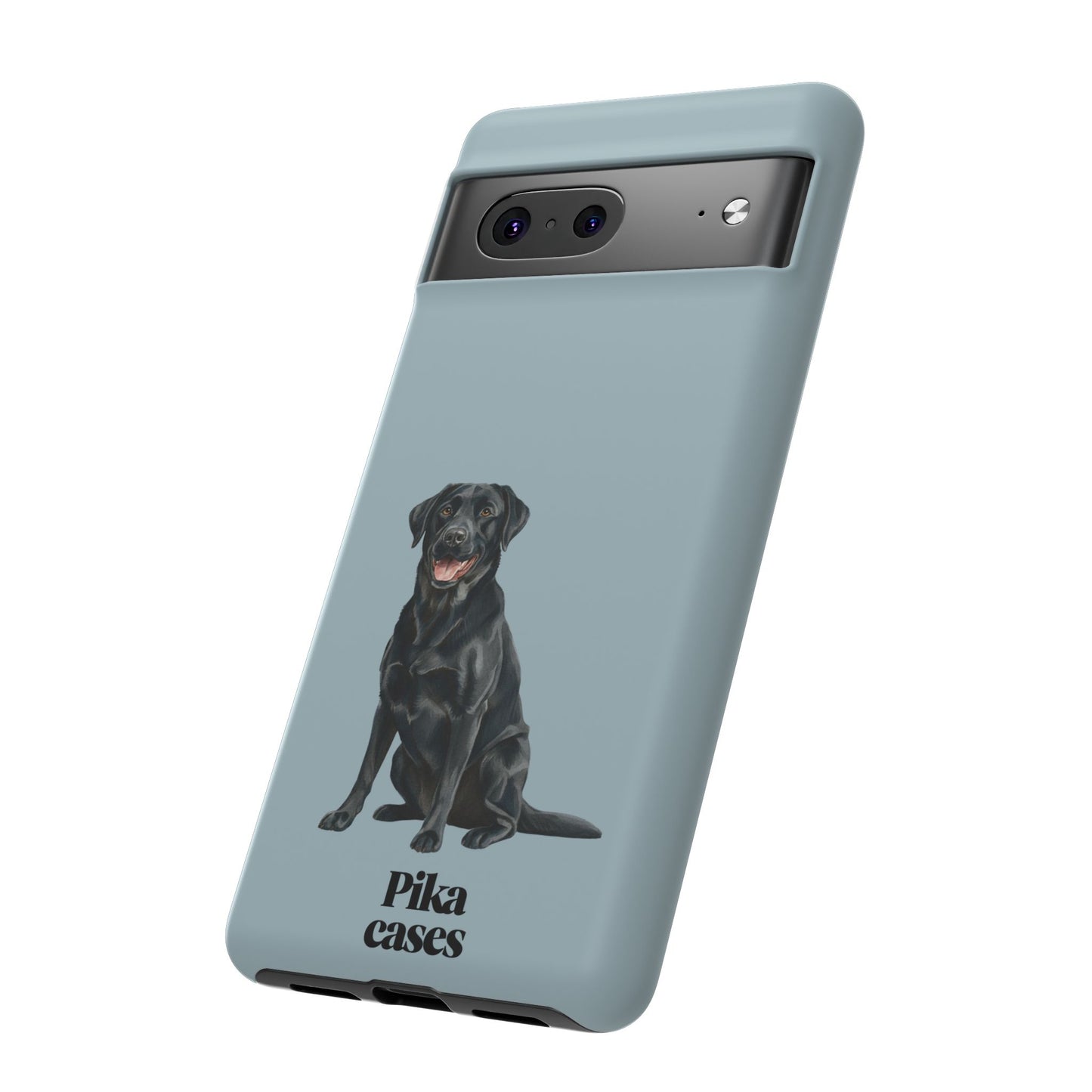 Black Labrador phone case