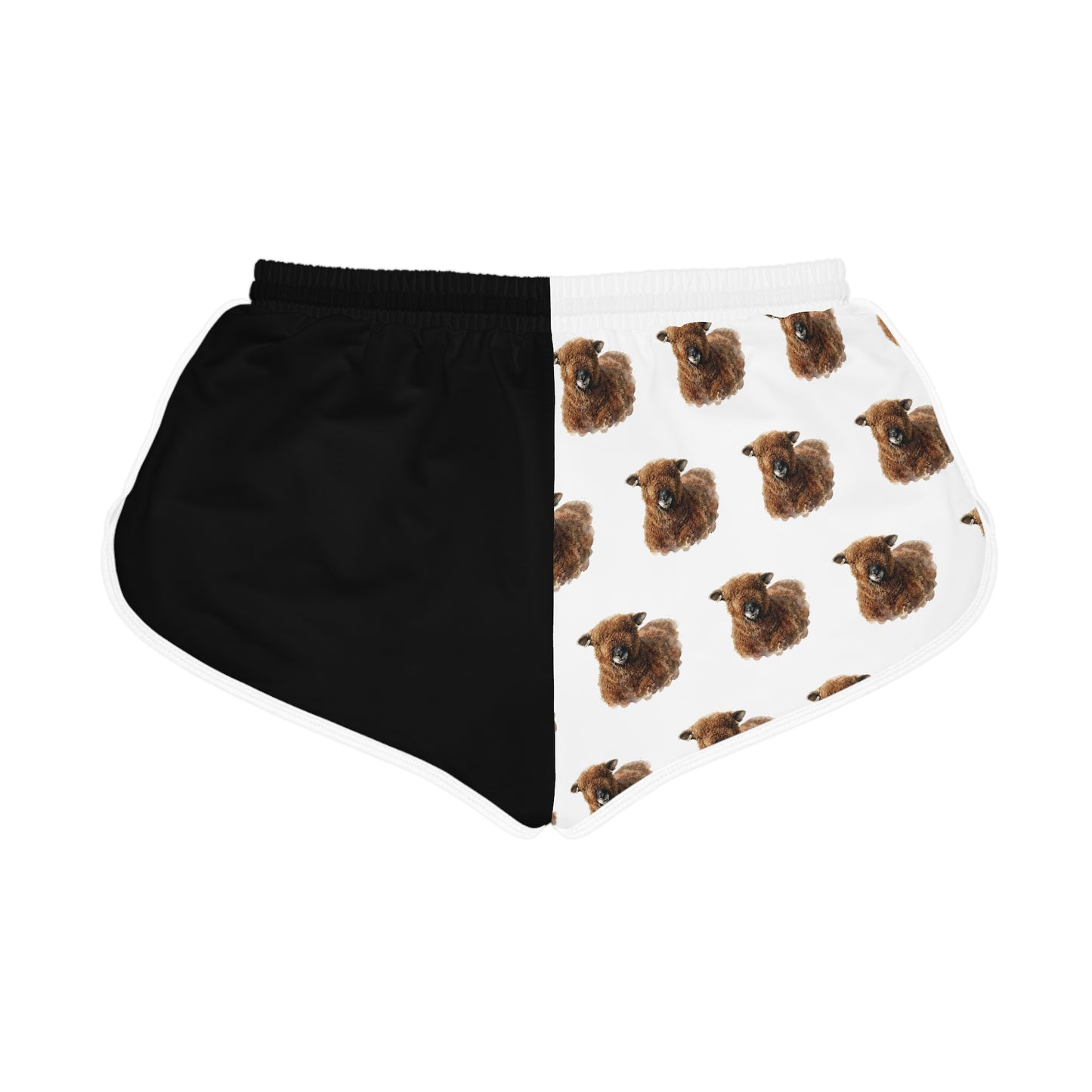 Coloured Ryeland Black & White Relaxed Shorts