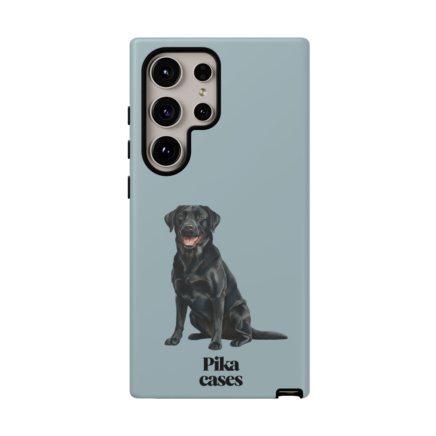 Black Labrador phone case