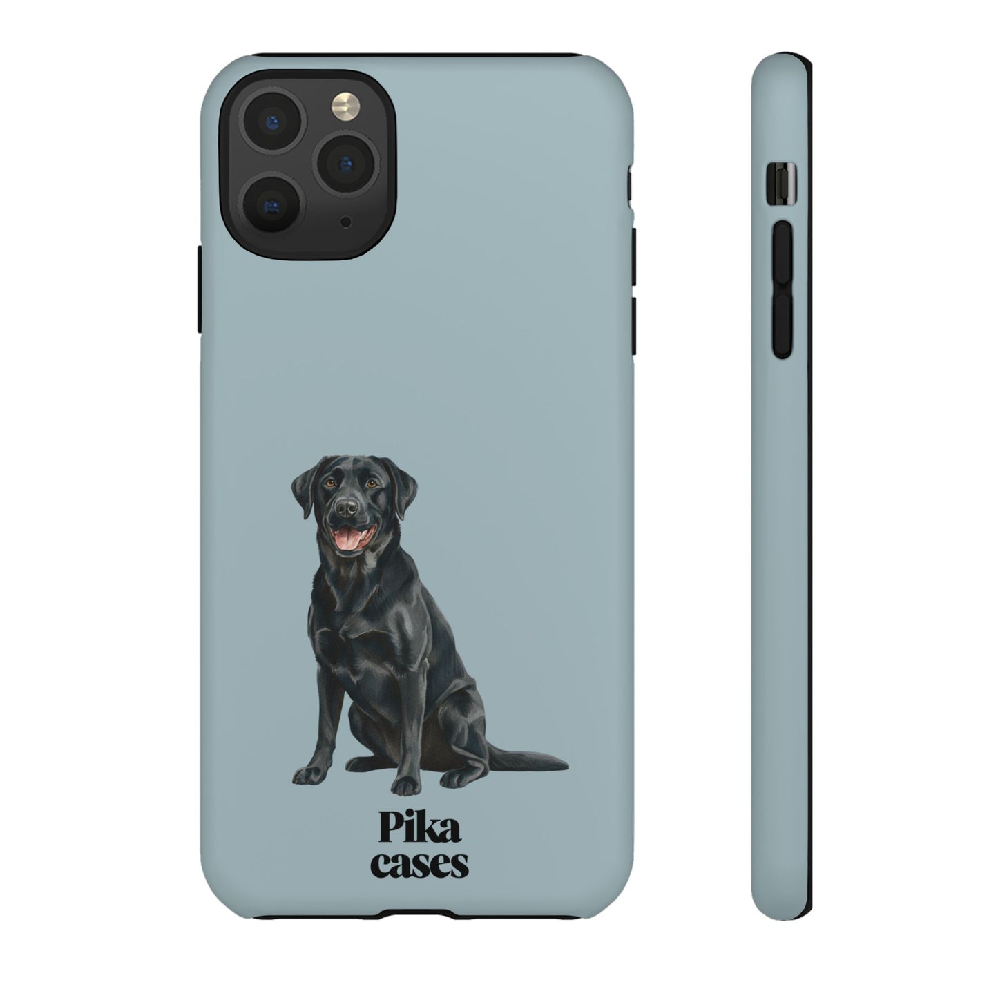 Black Labrador phone case