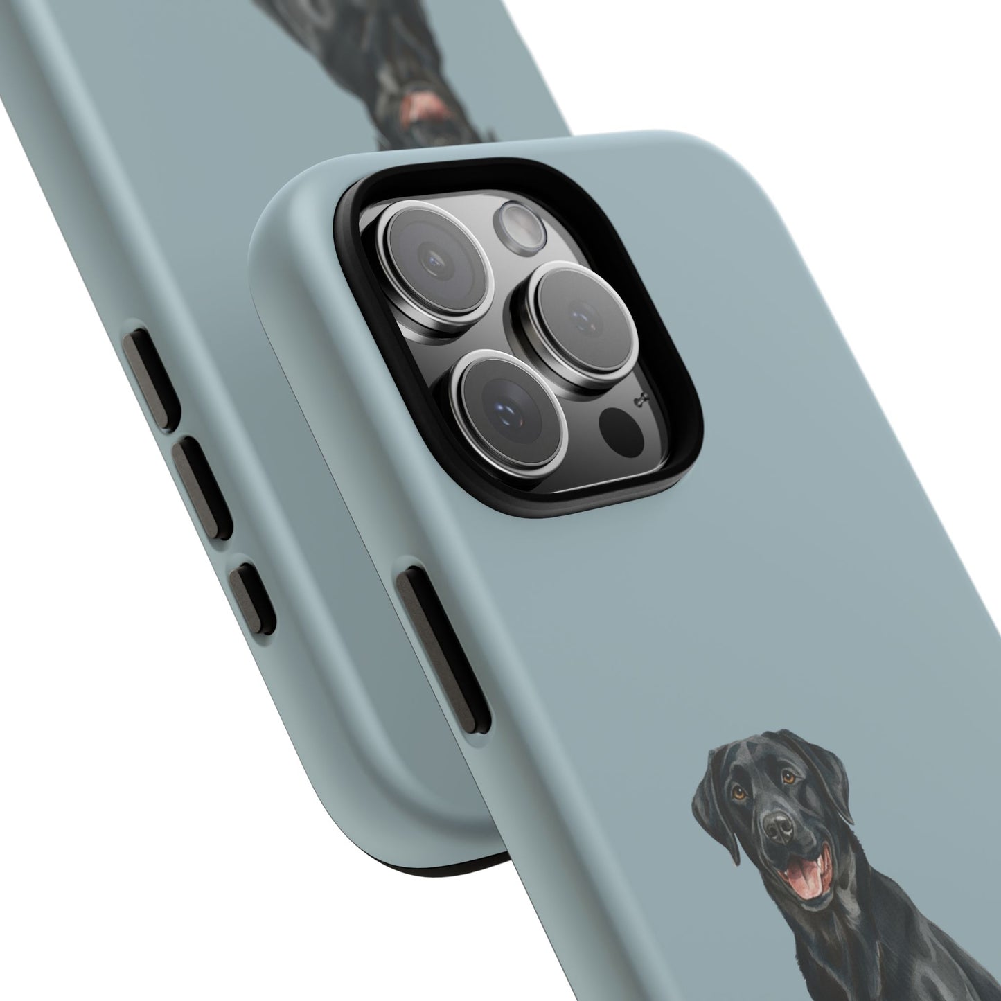 Black Labrador phone case