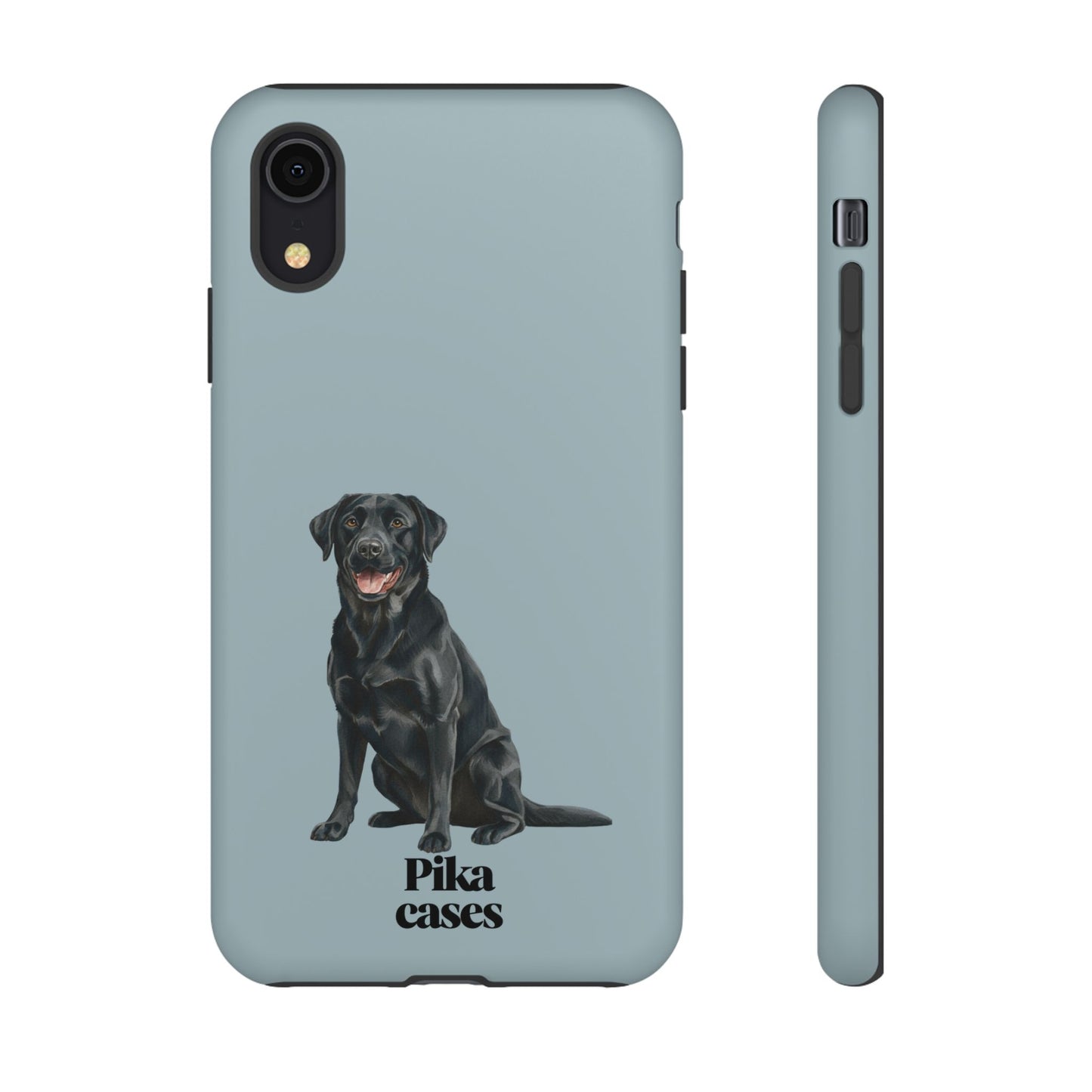 Black Labrador phone case