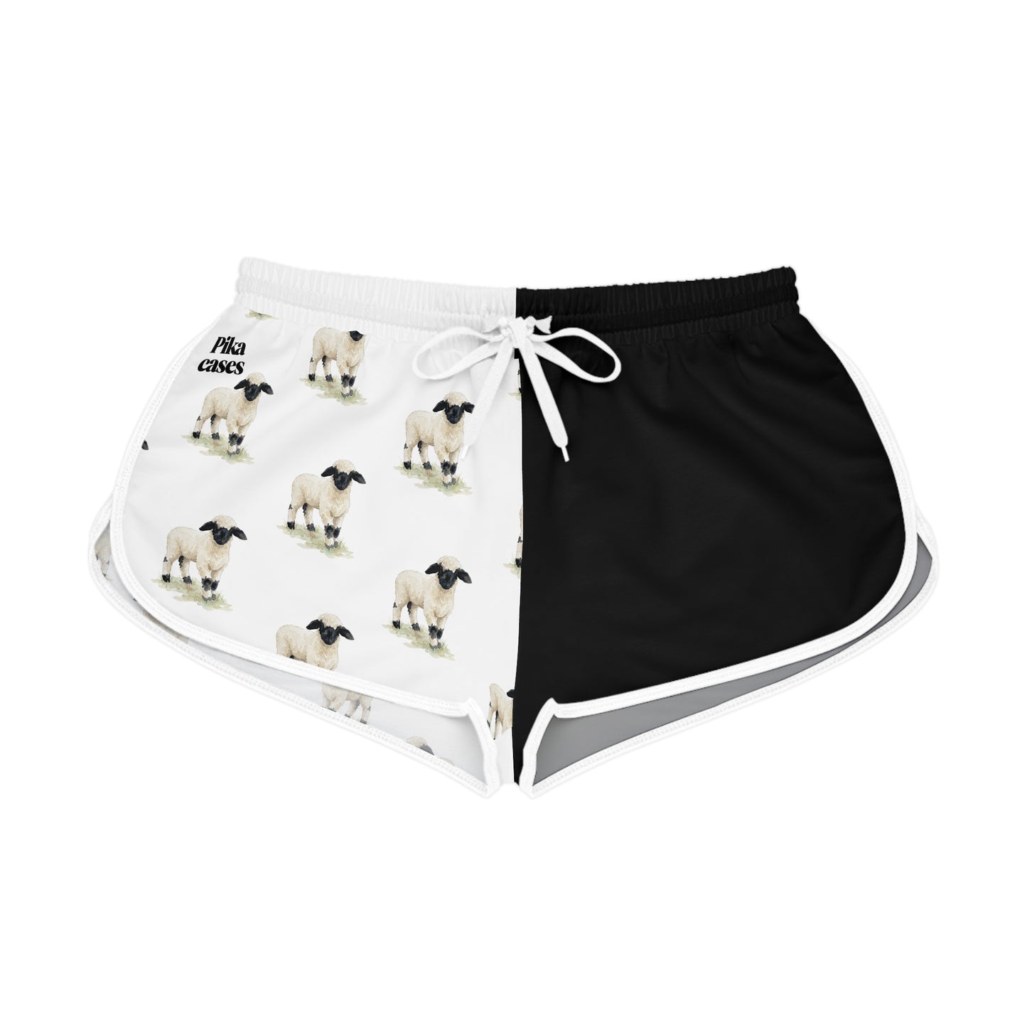 Valais Blacknose Black & White Relaxed Shorts