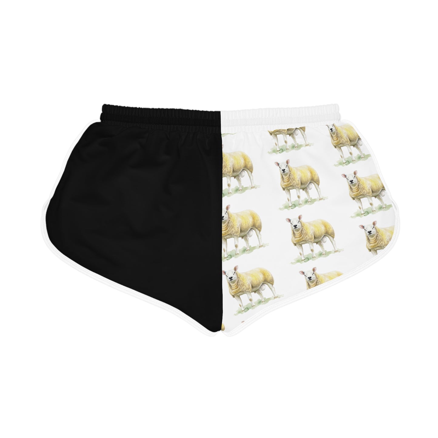 Texel Sheep Black & White Relaxed Shorts