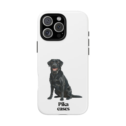 Black Labrador phone case