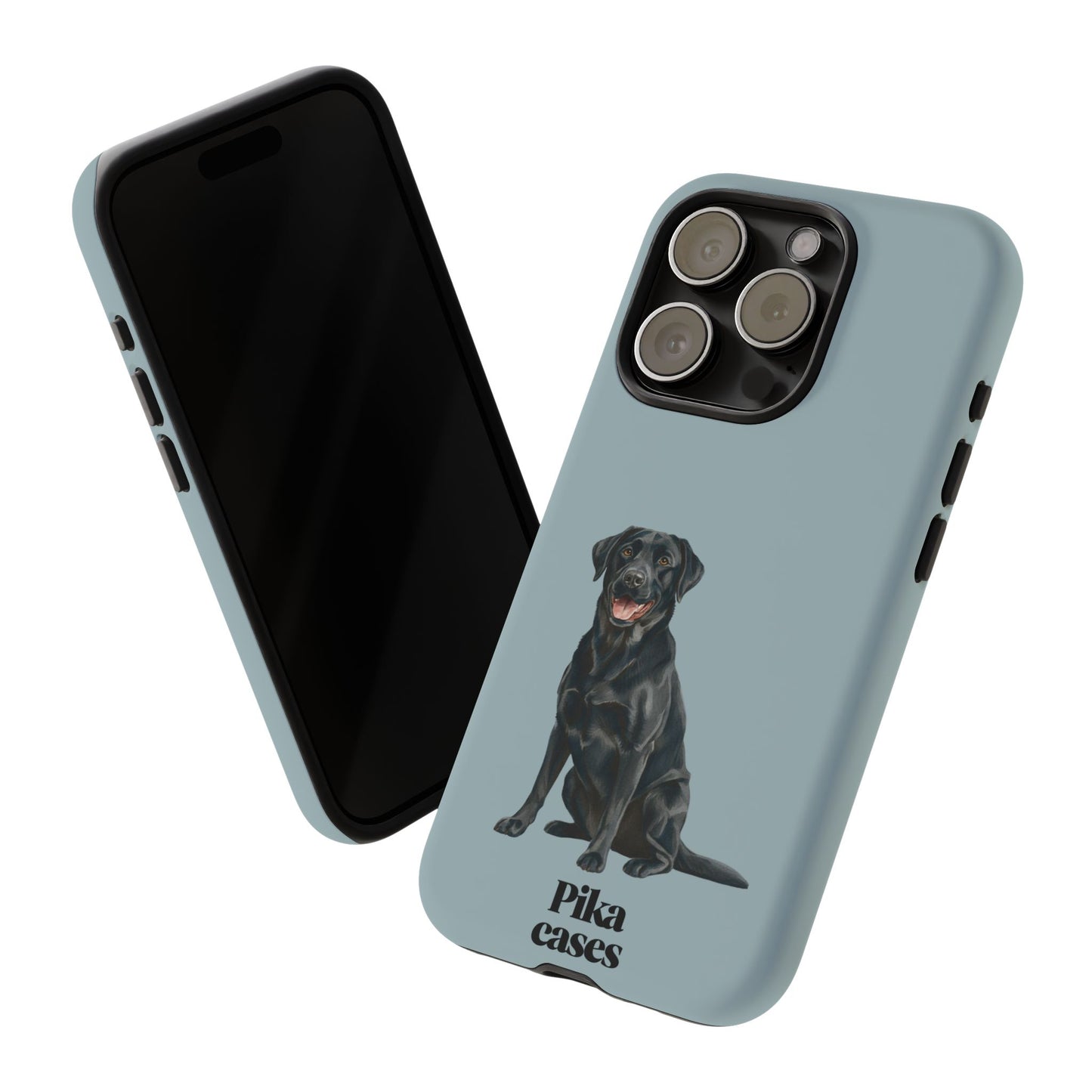 Black Labrador phone case