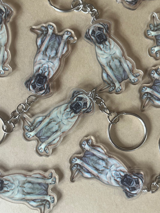 Mastiff Keyring