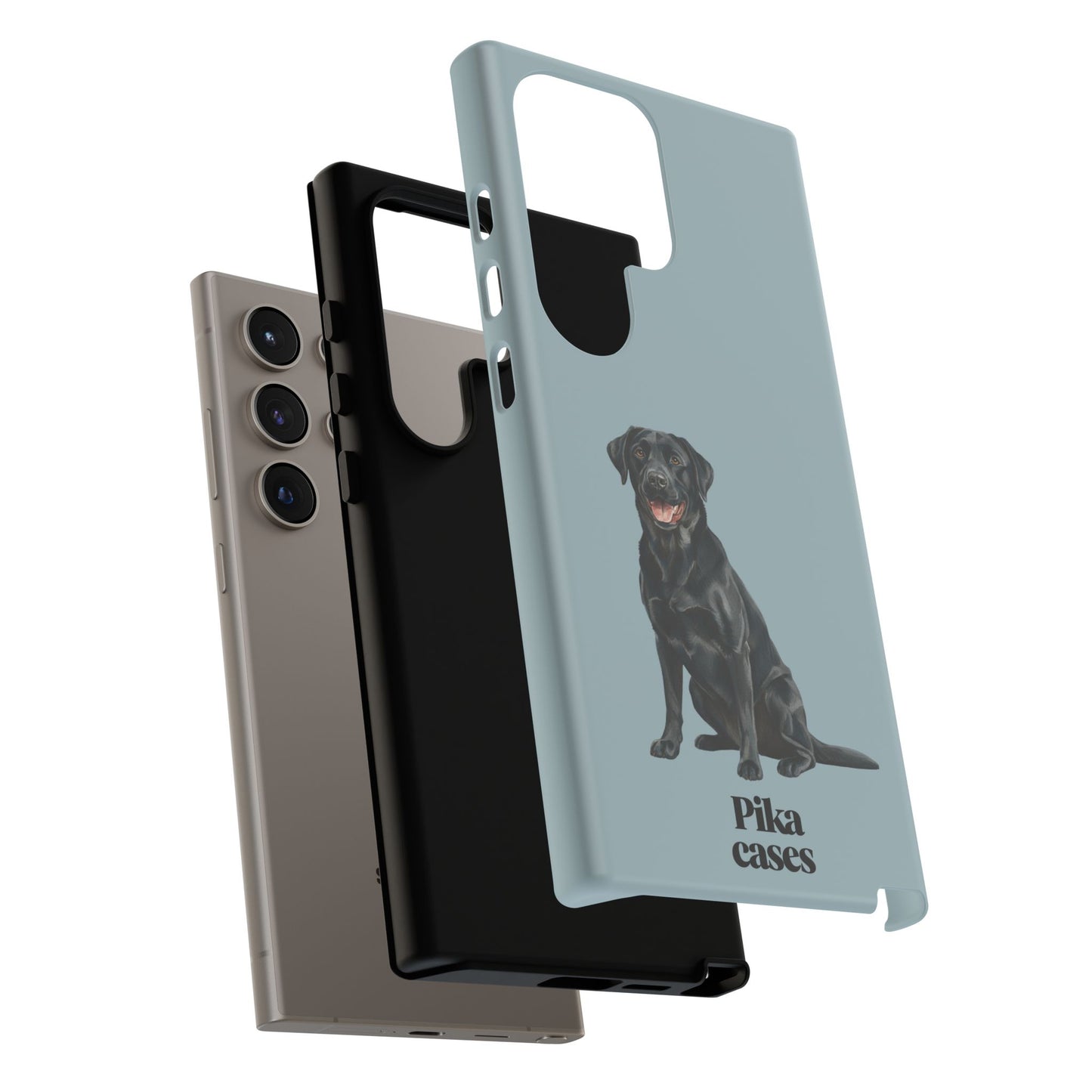 Black Labrador phone case