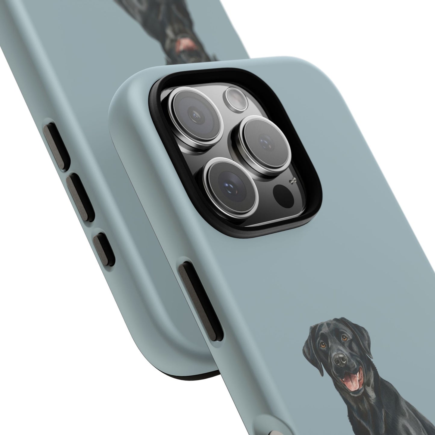 Black Labrador phone case