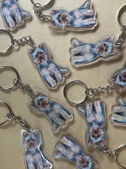 Yorkshire Terrier Keyring