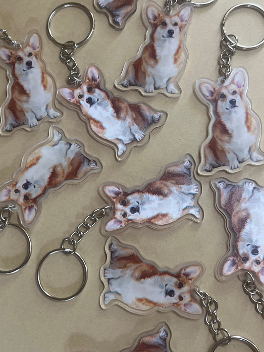 Corgi Keyring