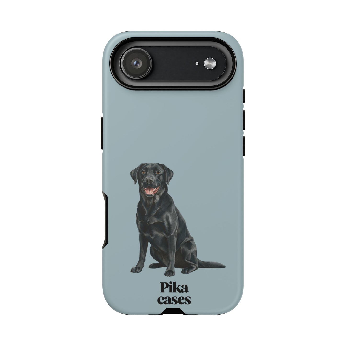 Black Labrador phone case