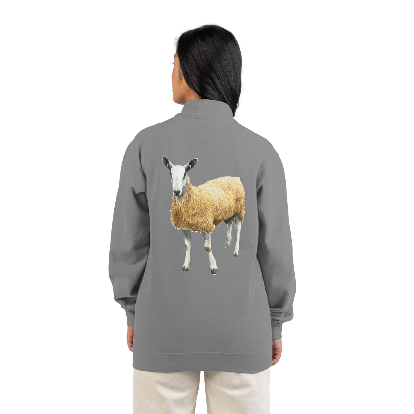 Border Leicester Quarter-Zip Sweatshirt