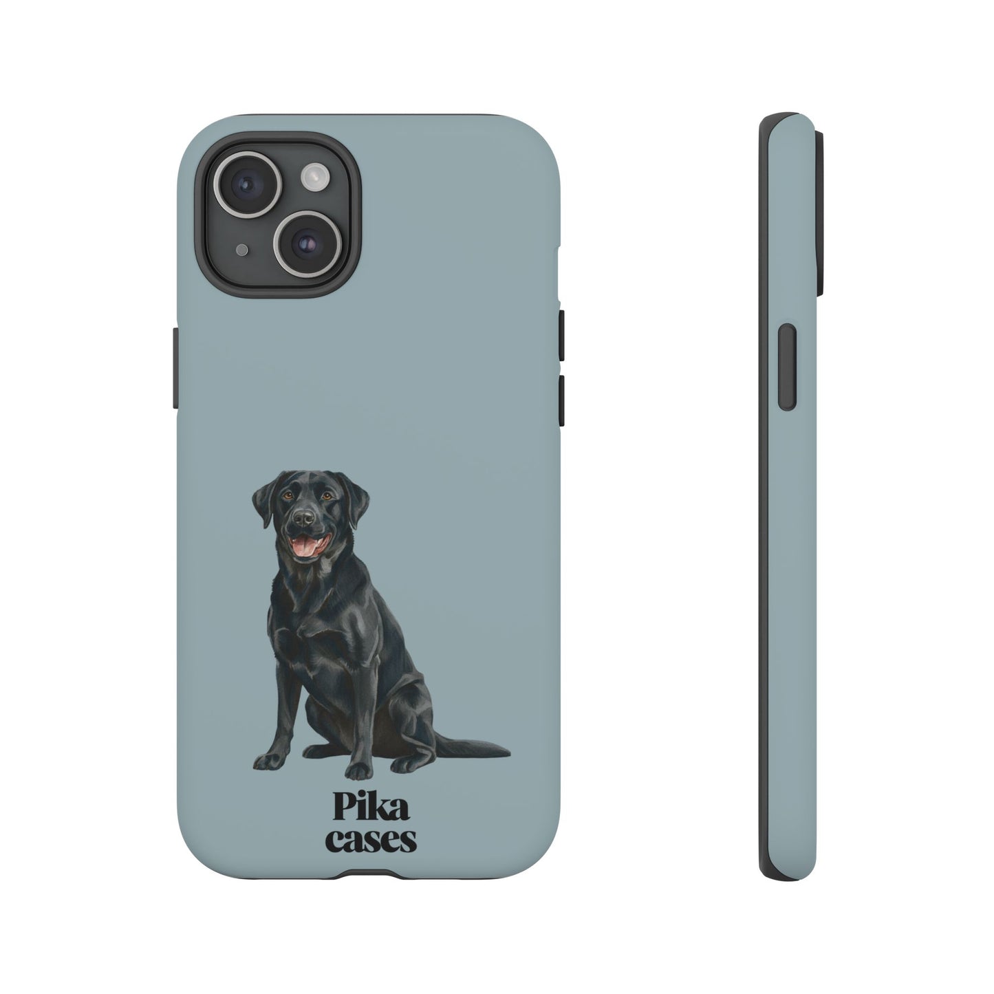 Black Labrador phone case