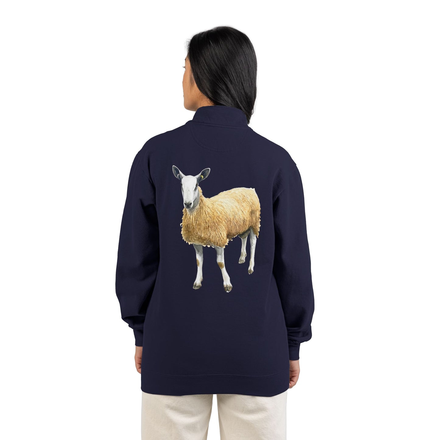 Border Leicester Quarter-Zip Sweatshirt
