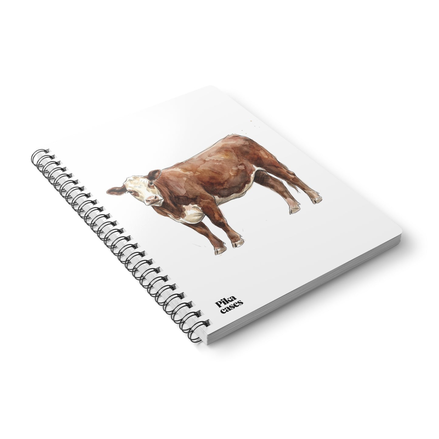 A5 Hereford Cow Notebook
