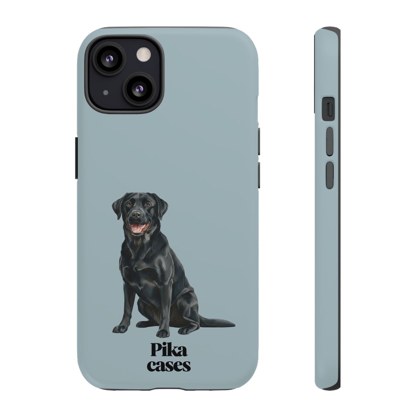 Black Labrador phone case