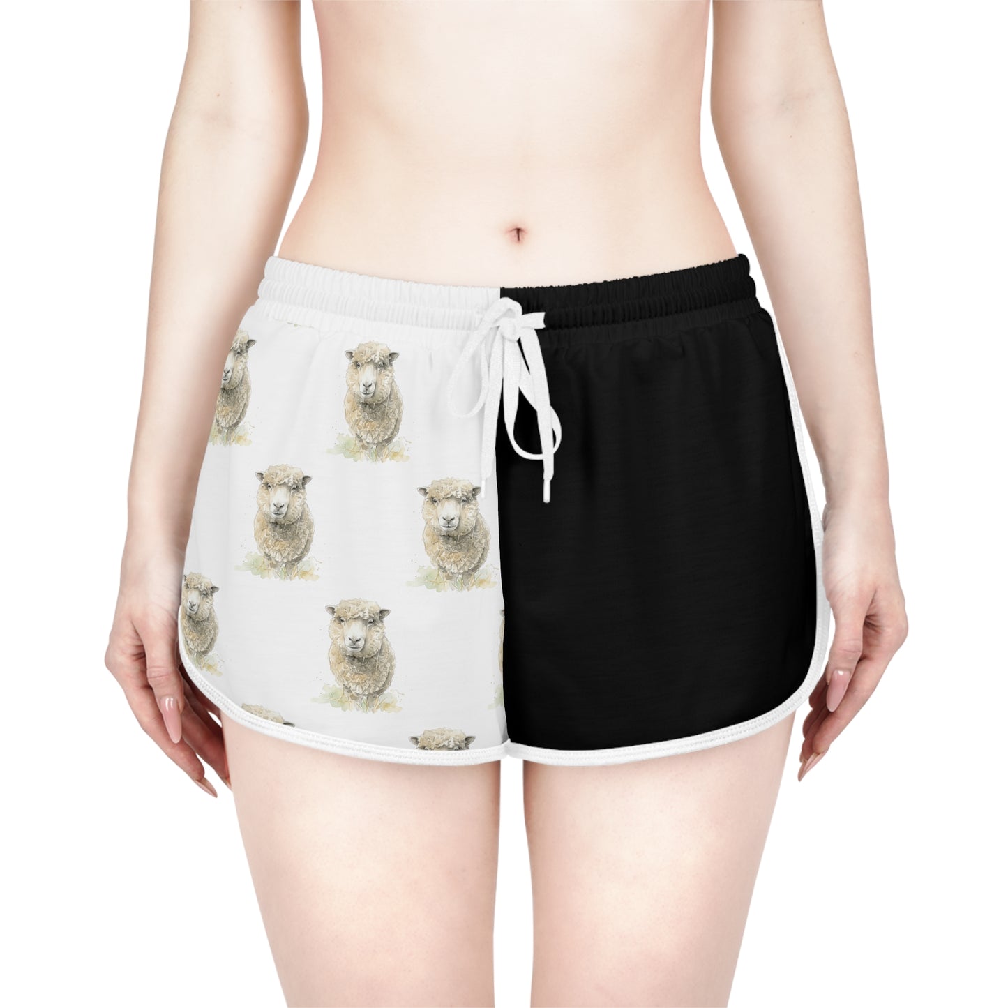 Ryeland Black & White Relaxed Shorts