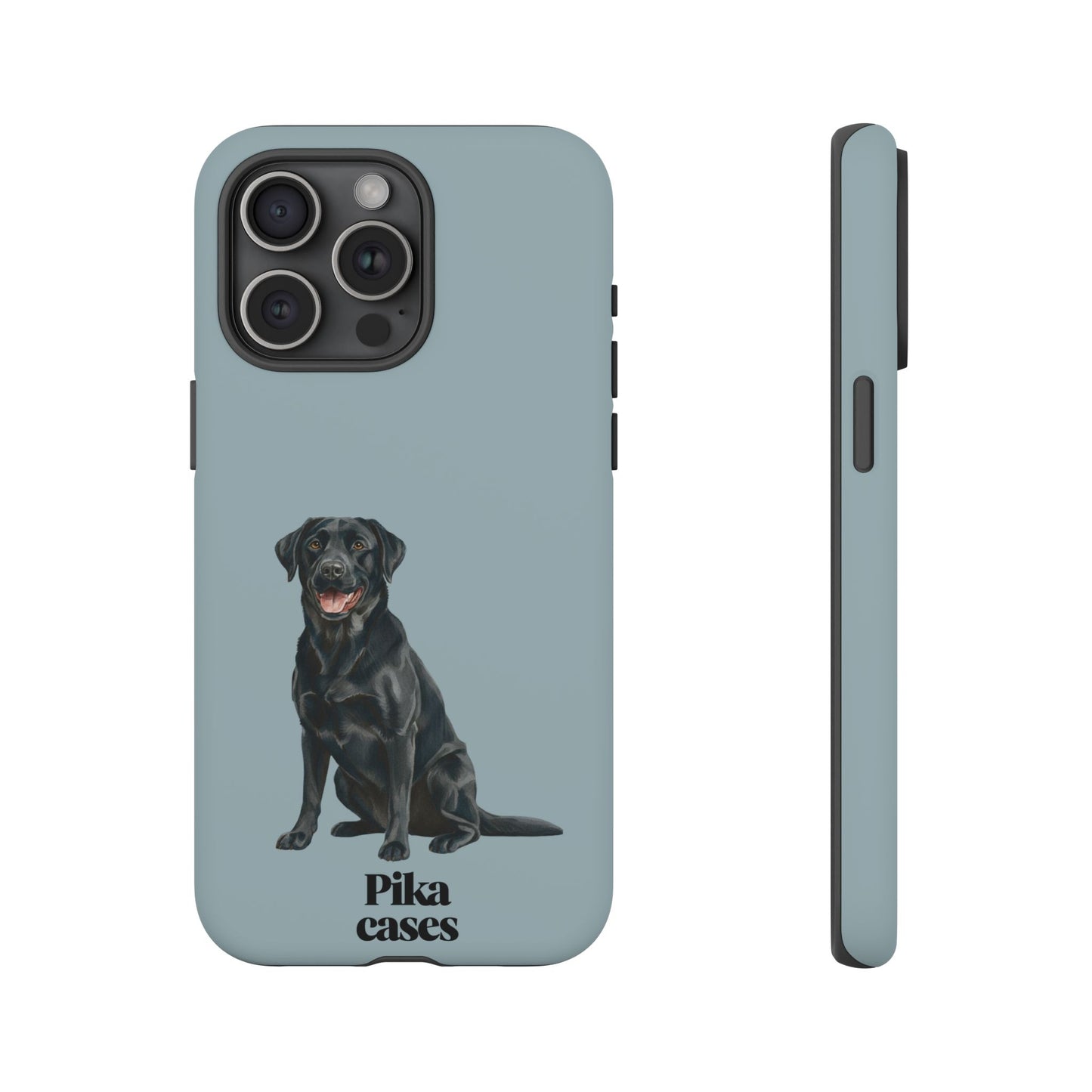 Black Labrador phone case