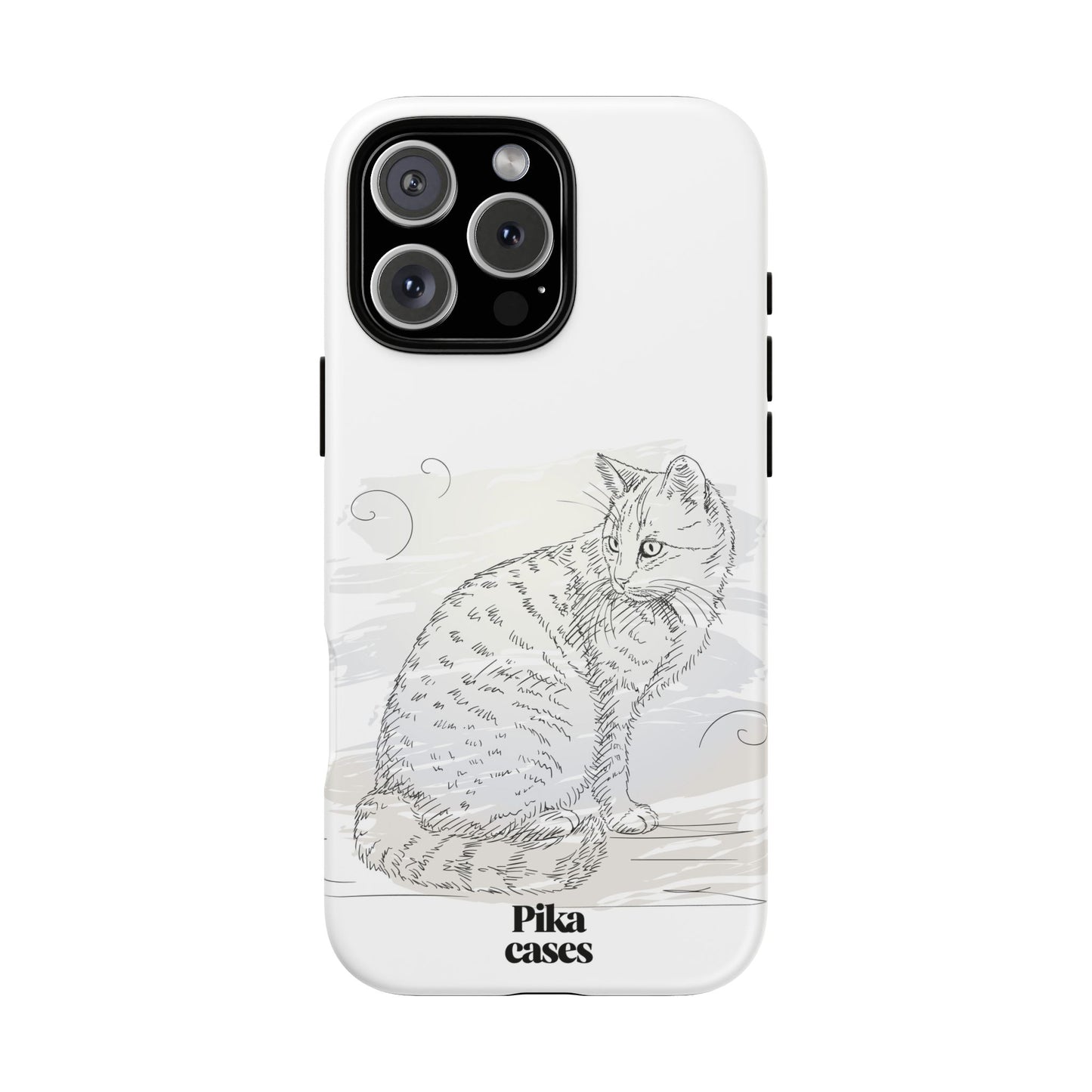 Cat Sketch Phone Case
