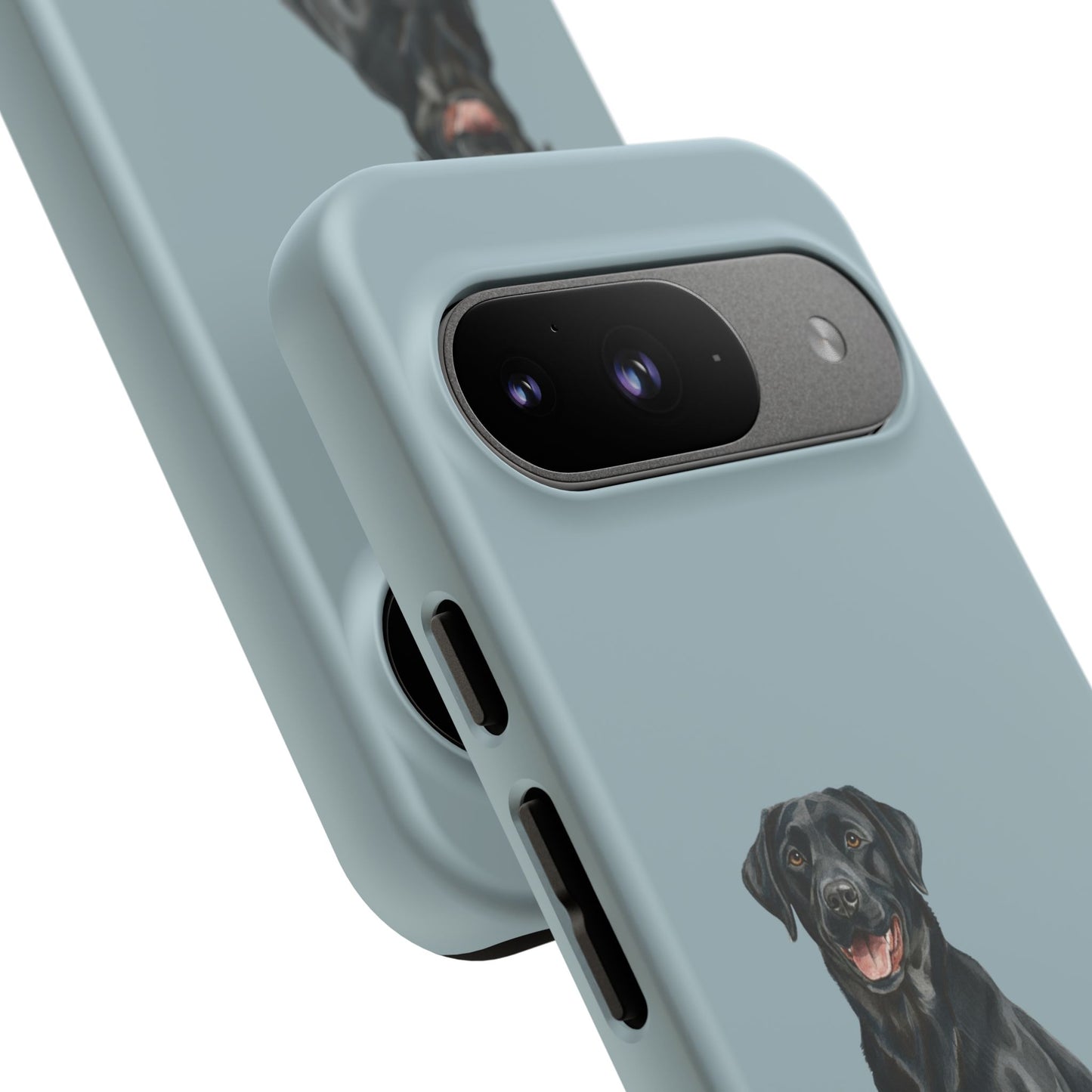 Black Labrador phone case
