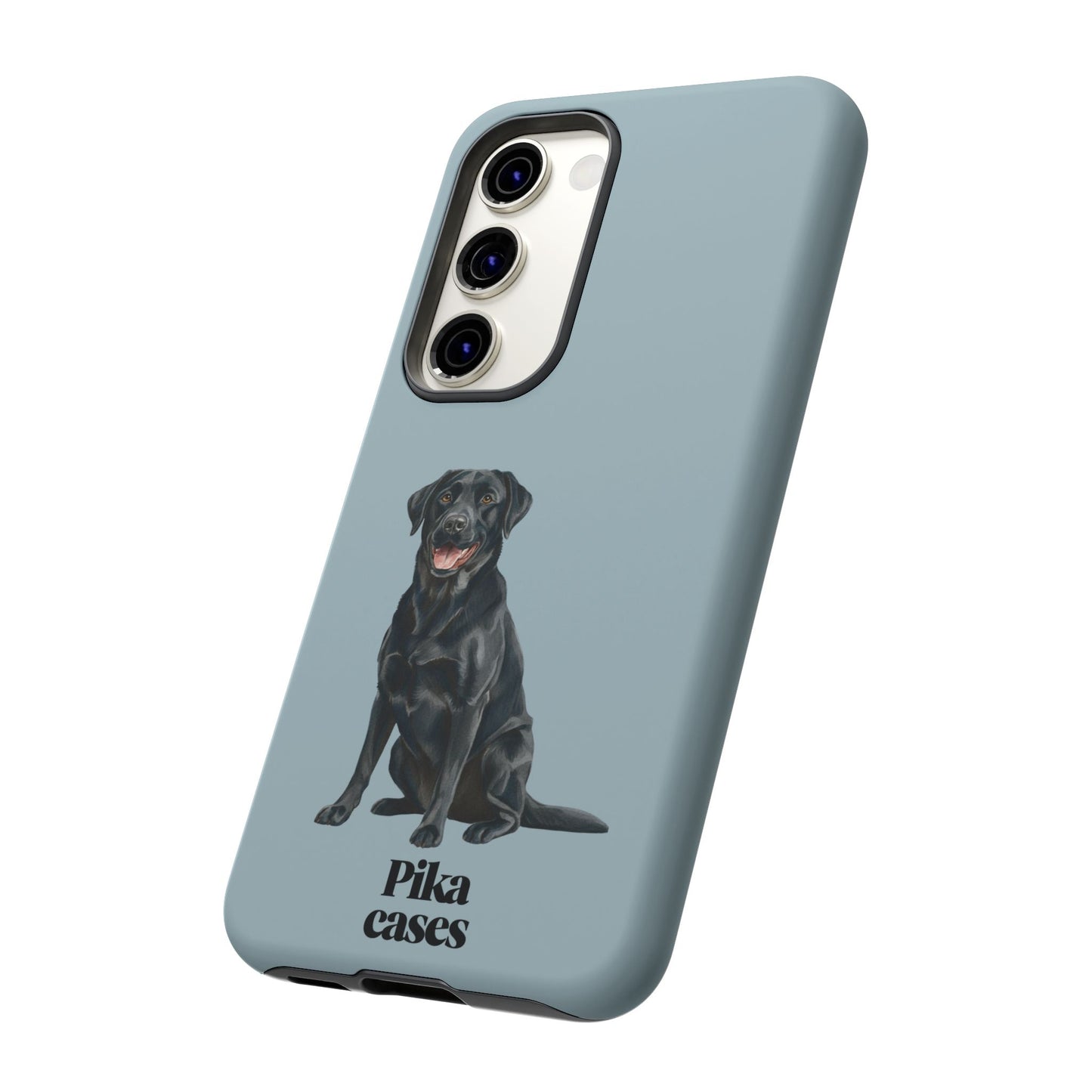 Black Labrador phone case