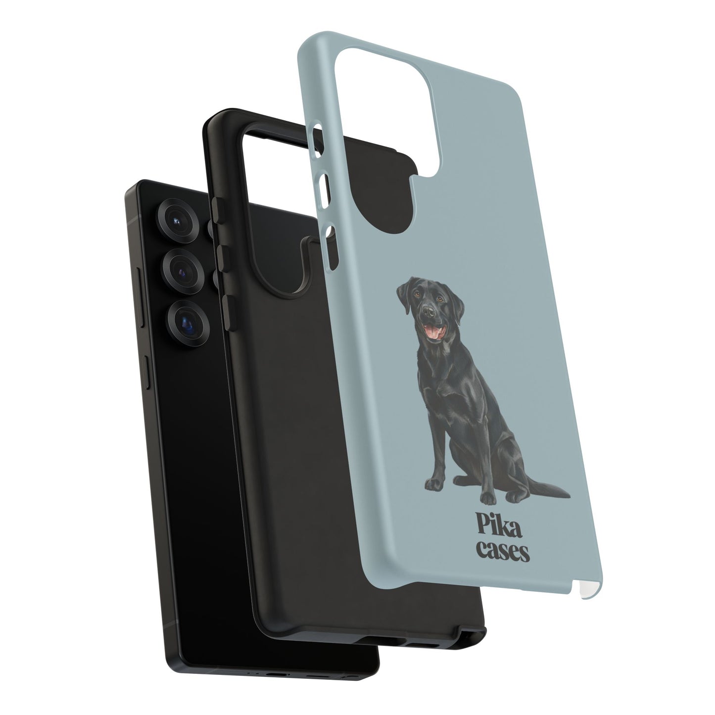 Black Labrador phone case