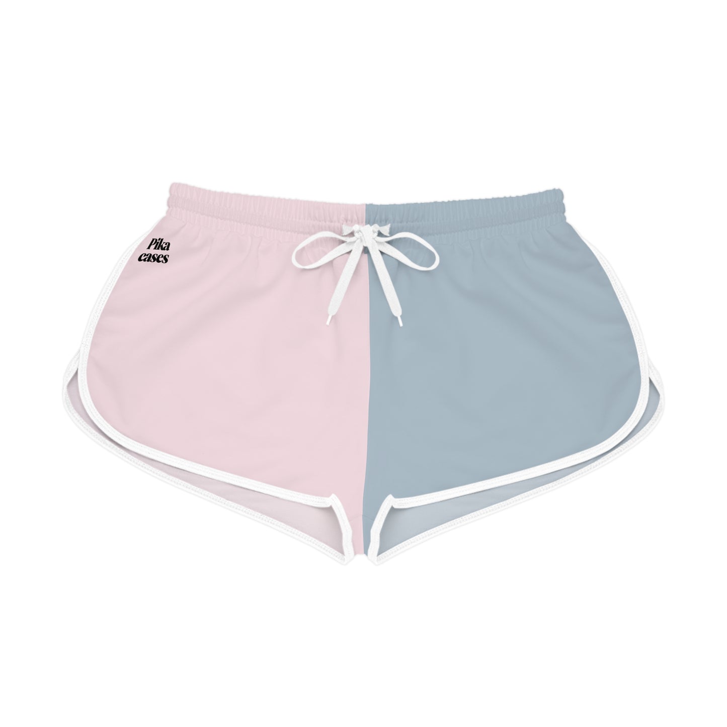 Baby Blue & Pink Relaxed Shorts