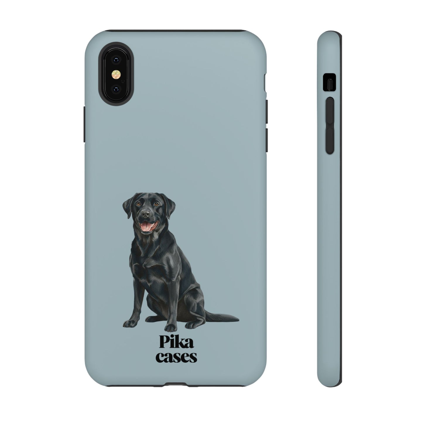 Black Labrador phone case