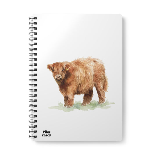 A5 Highland Cow Notebook