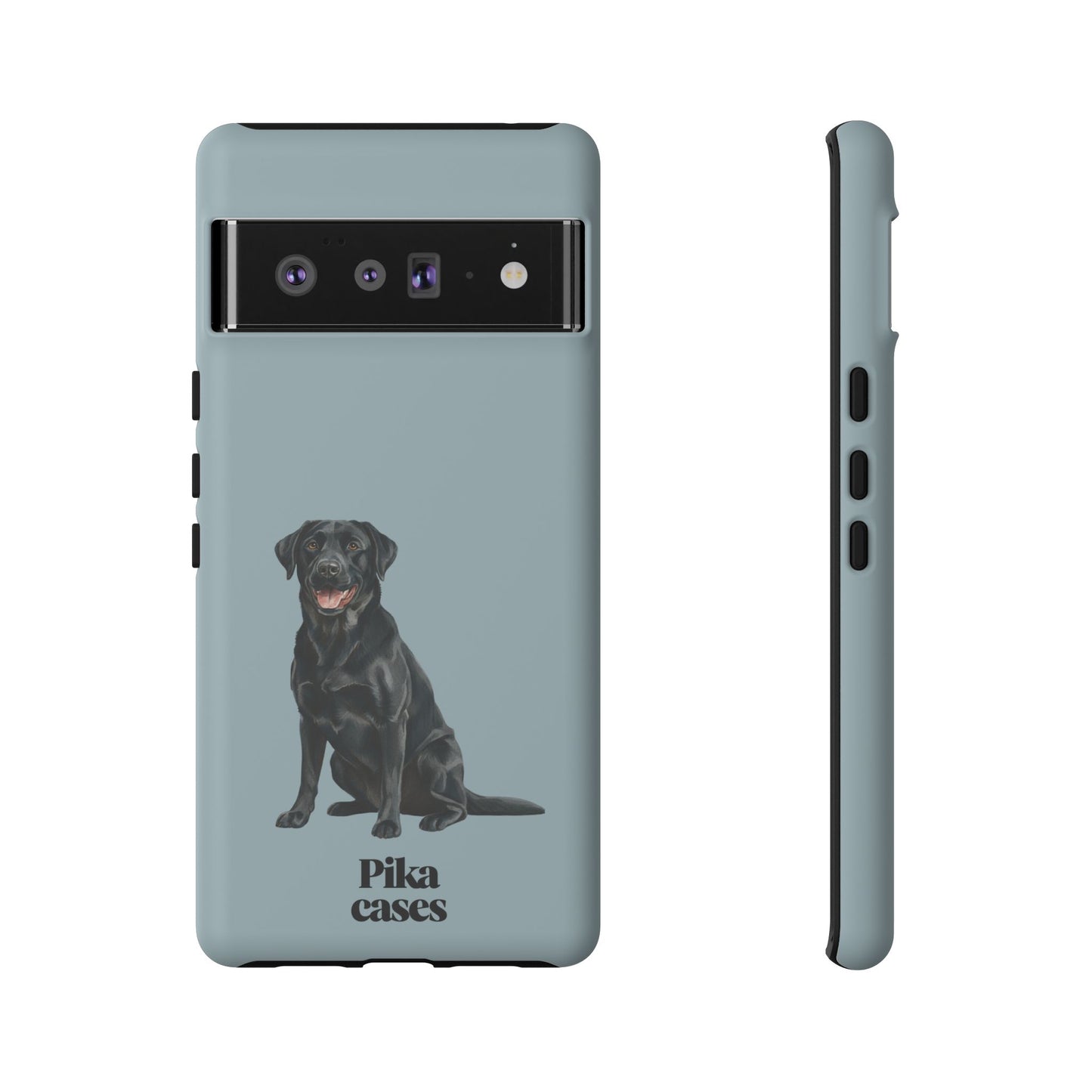Black Labrador phone case