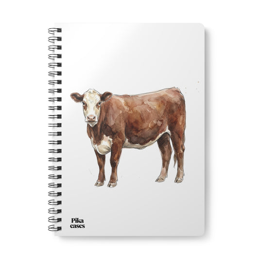A5 Hereford Cow Notebook