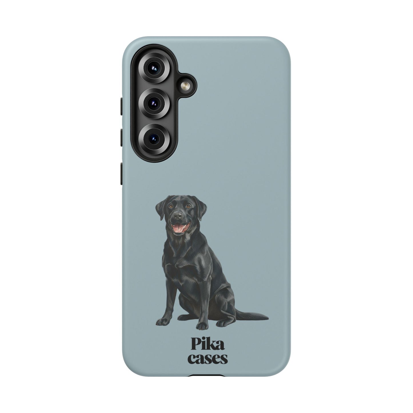 Black Labrador phone case