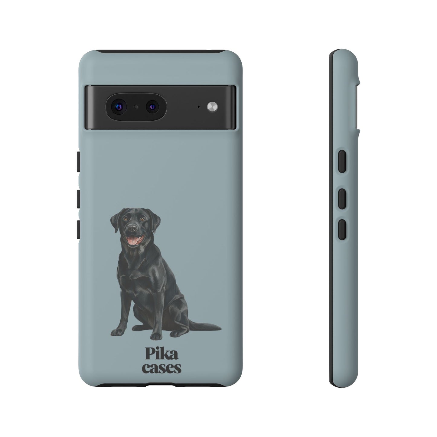Black Labrador phone case