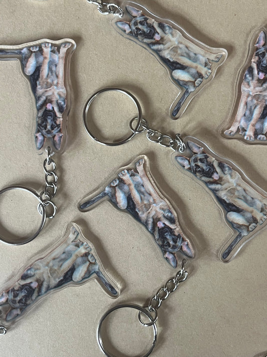 German Shepherd Keyring