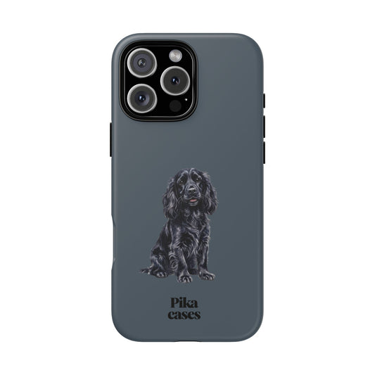 Black Spaniel Tough Phone Case