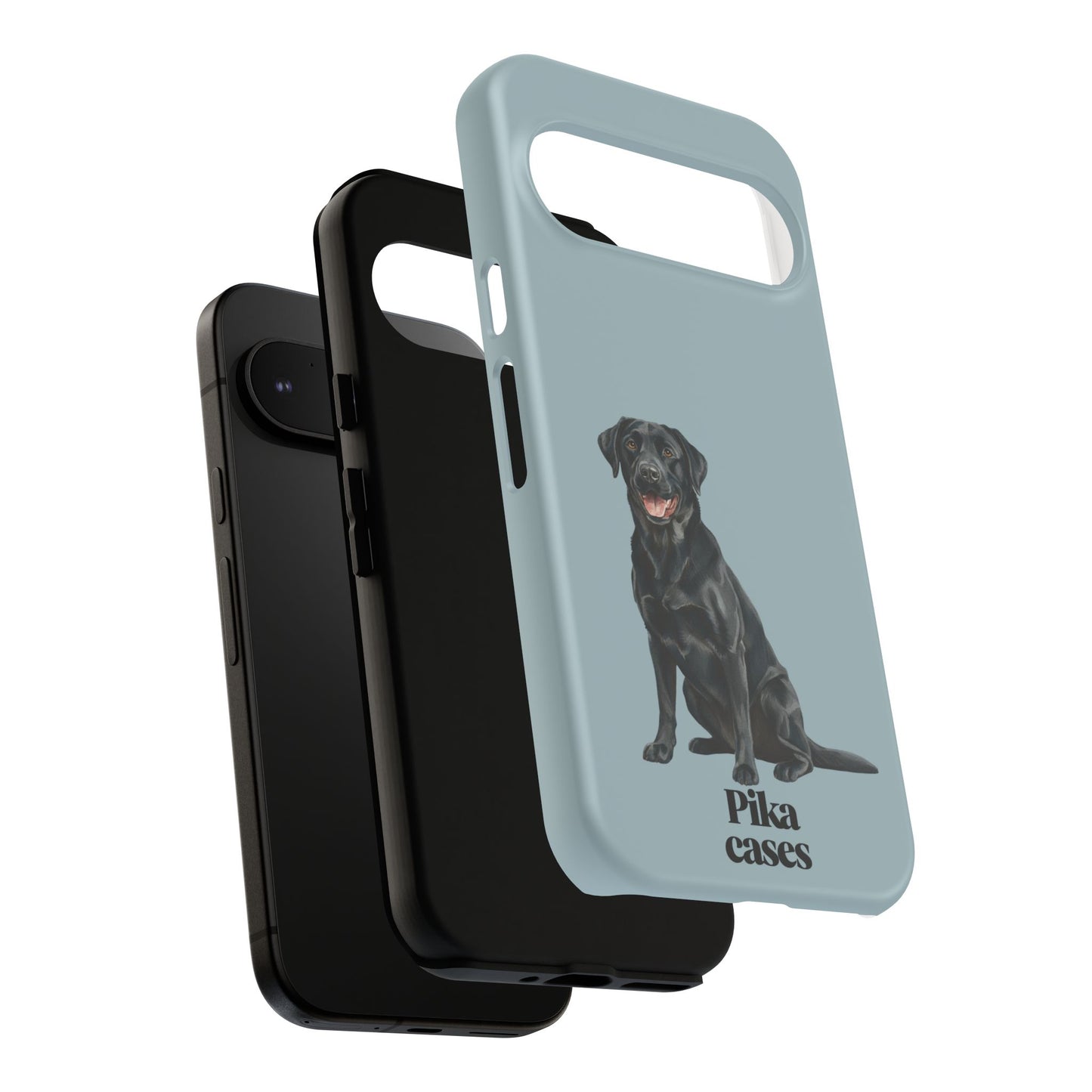 Black Labrador phone case