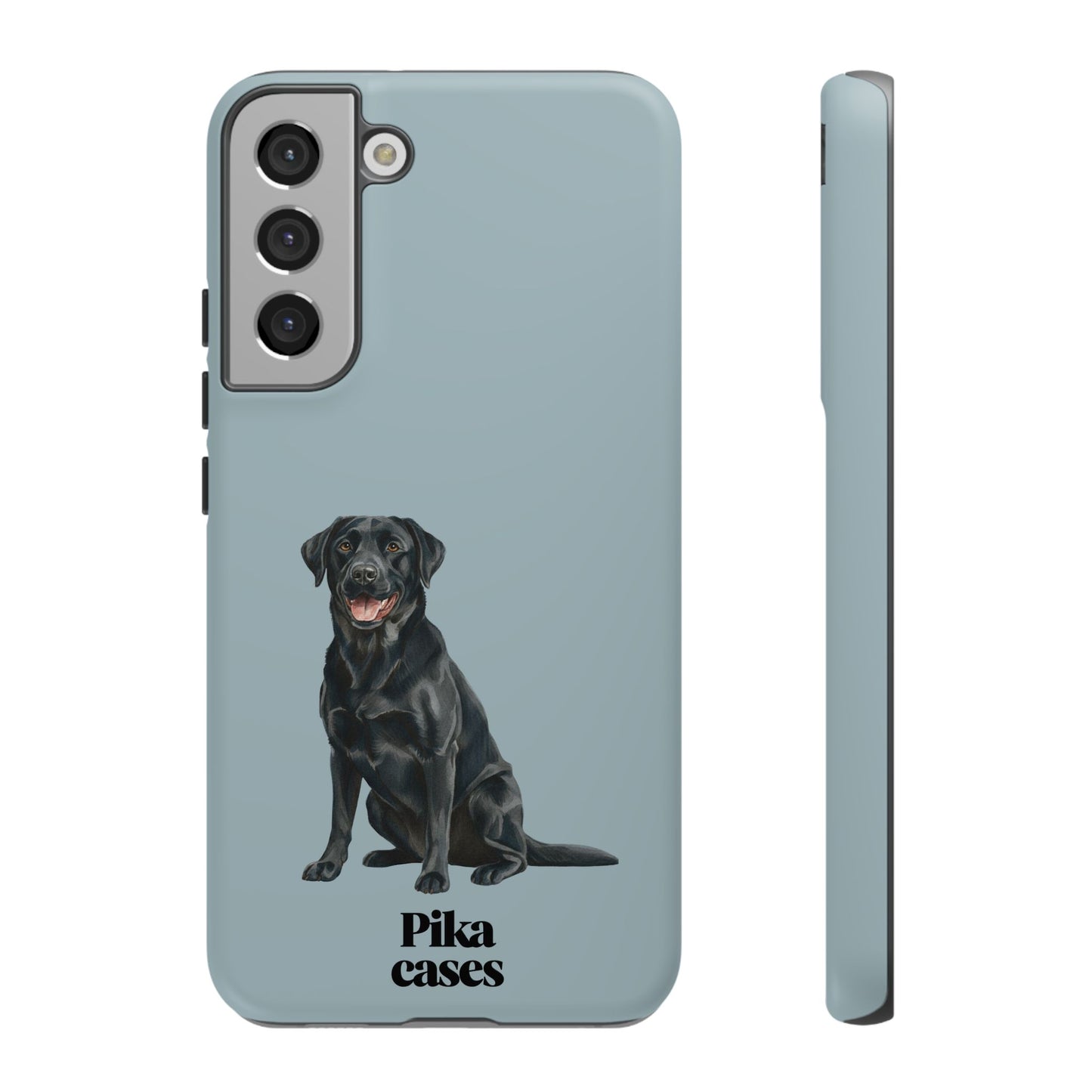 Black Labrador phone case