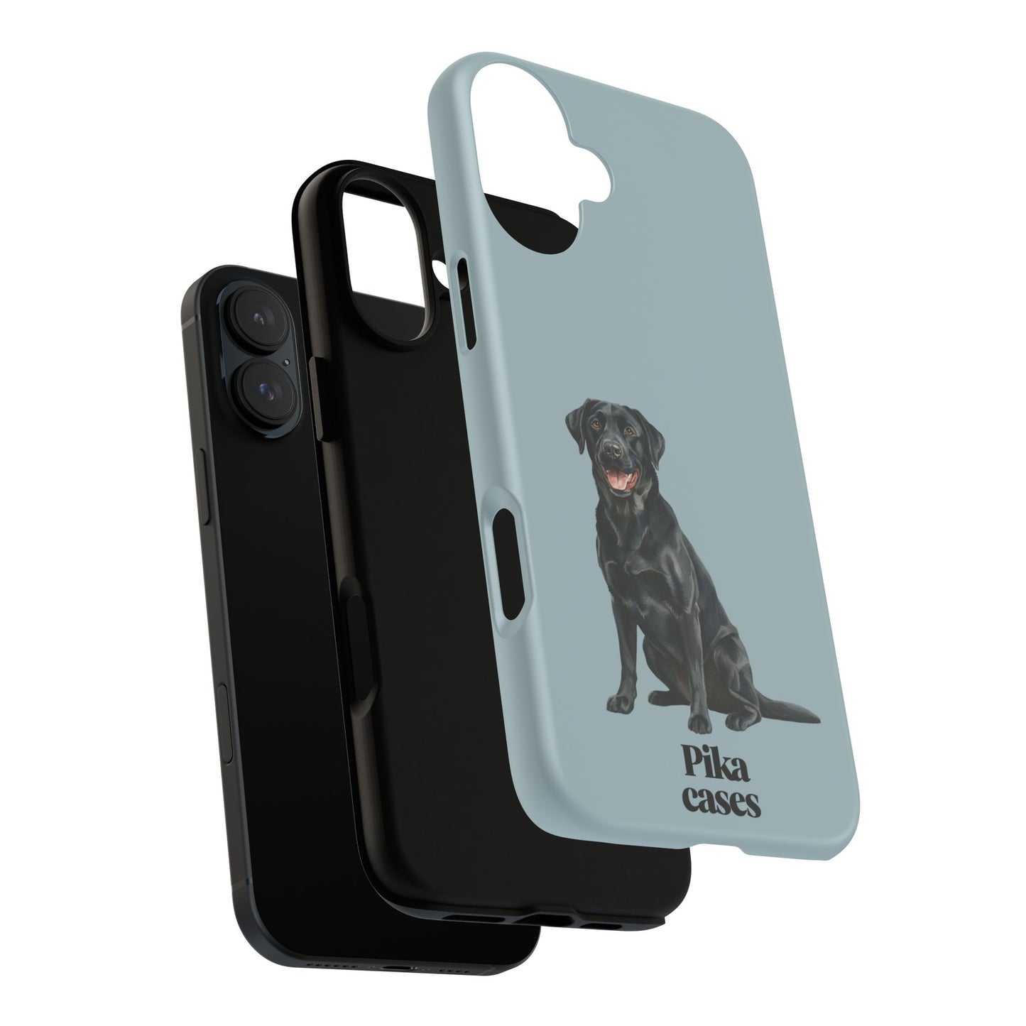 Black Labrador phone case