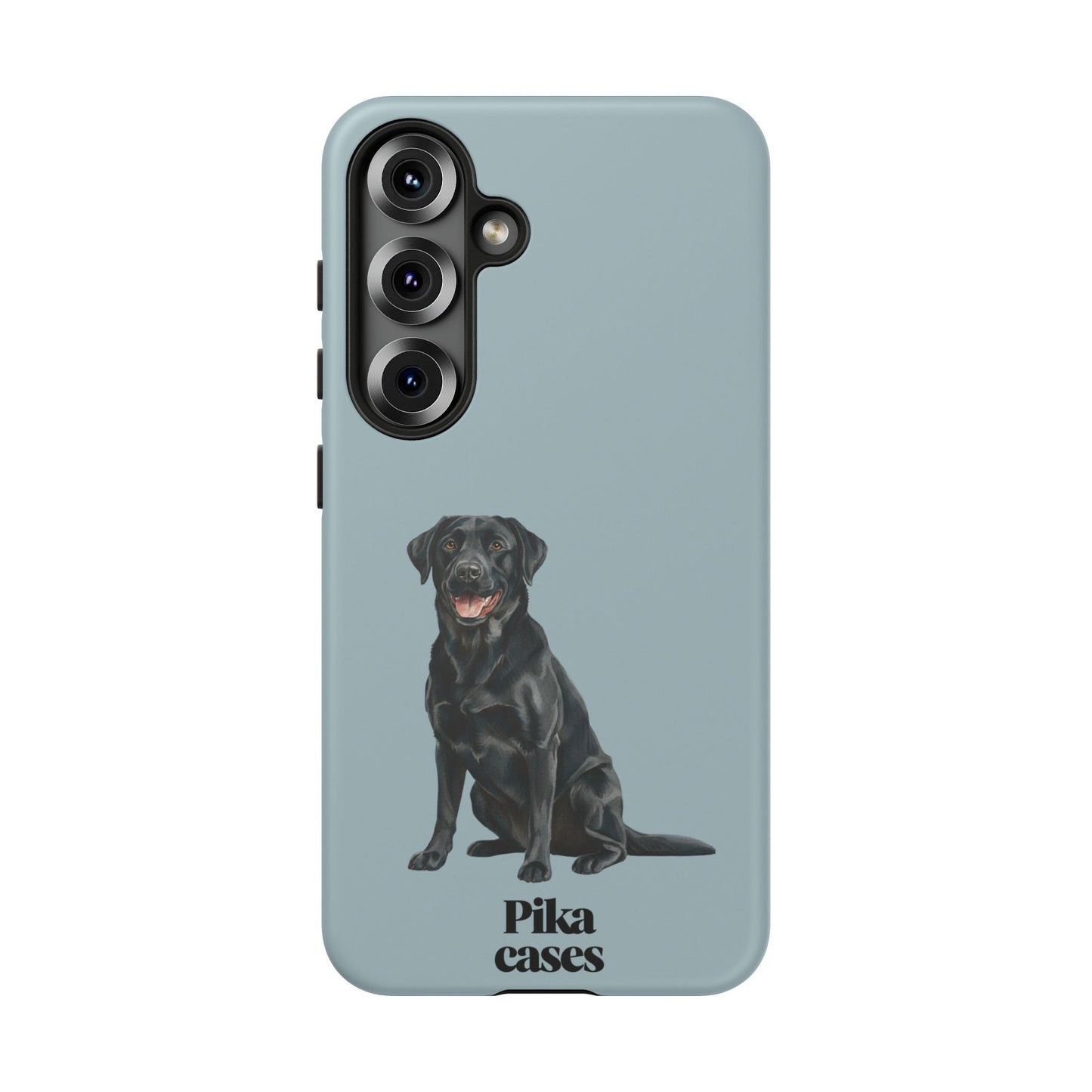 Black Labrador phone case