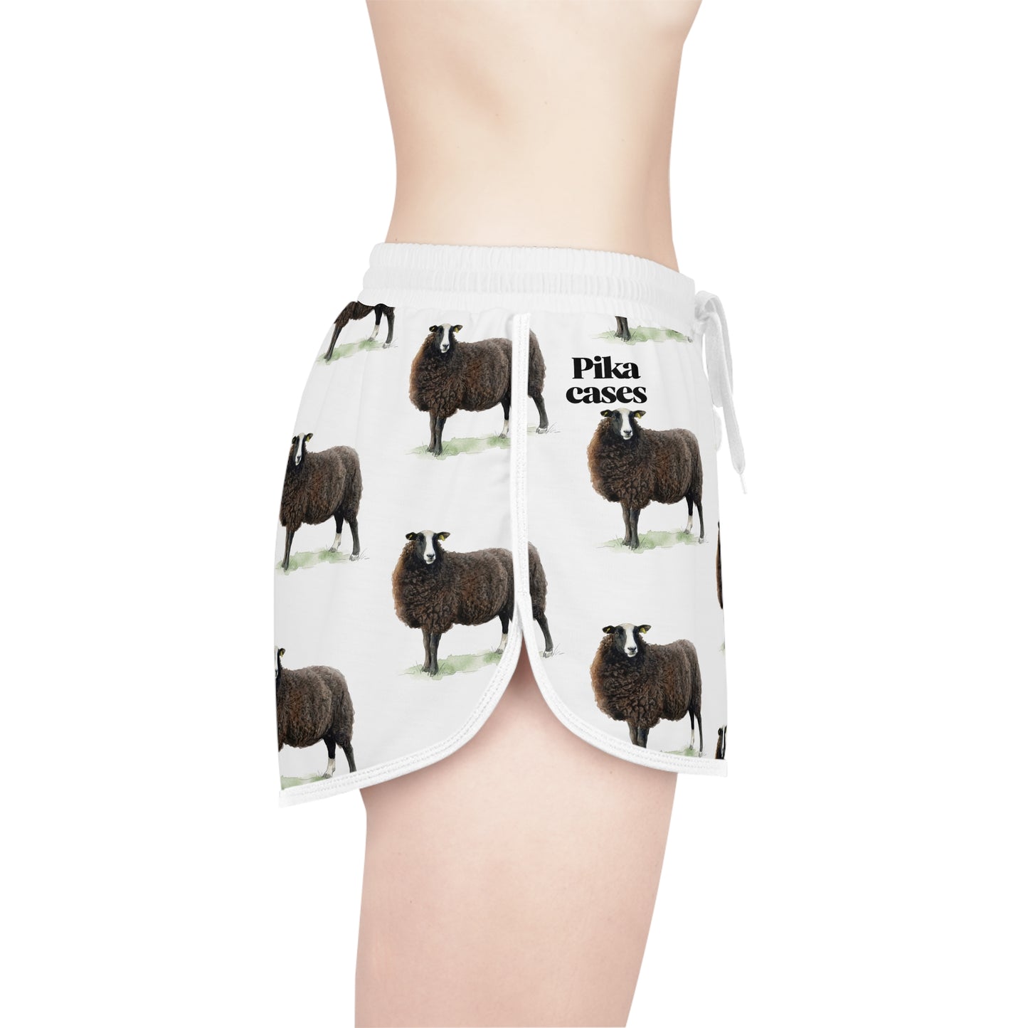 Zwartble Black & White Relaxed Shorts