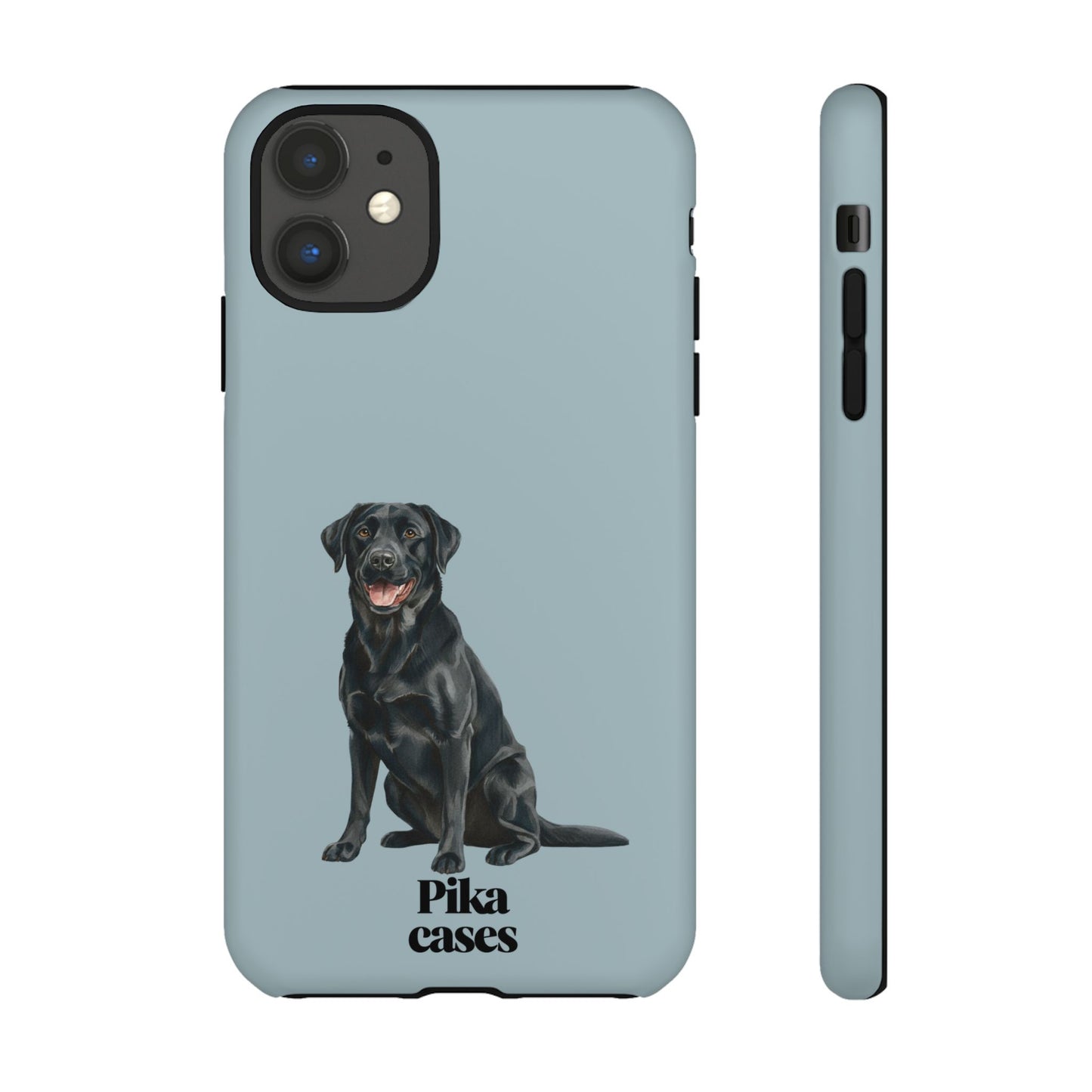 Black Labrador phone case