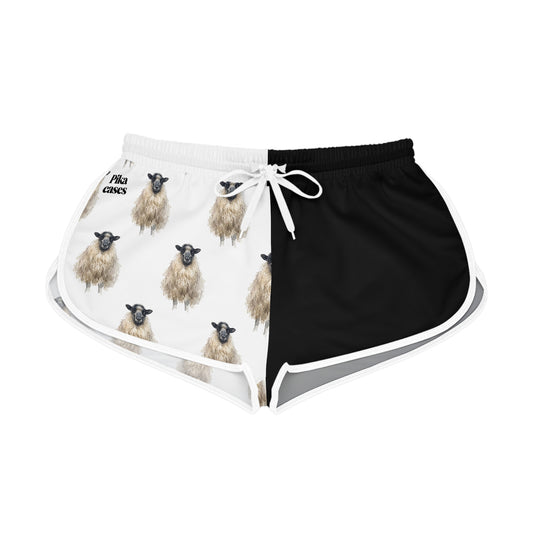 Grey faced Dartmoor Black & White Relaxed Shorts