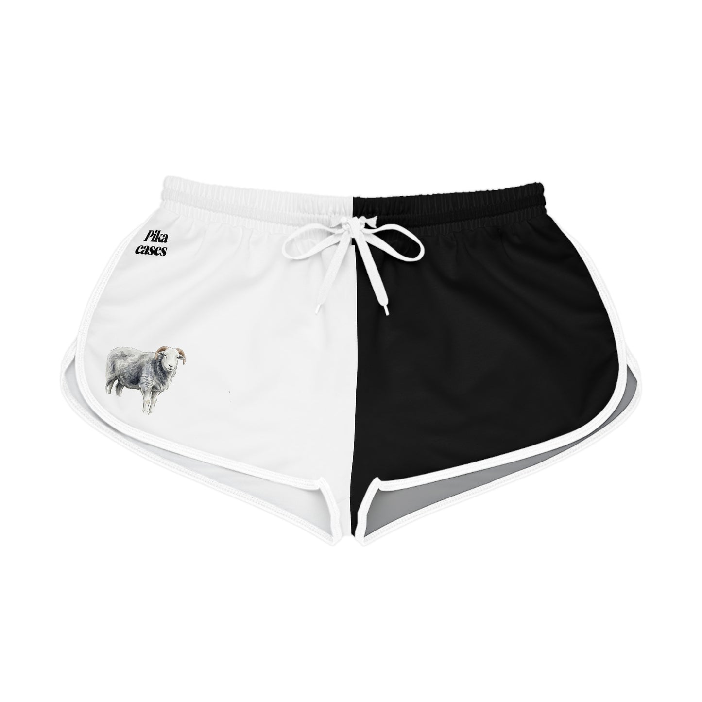 Herdwick Black & White Relaxed Shorts