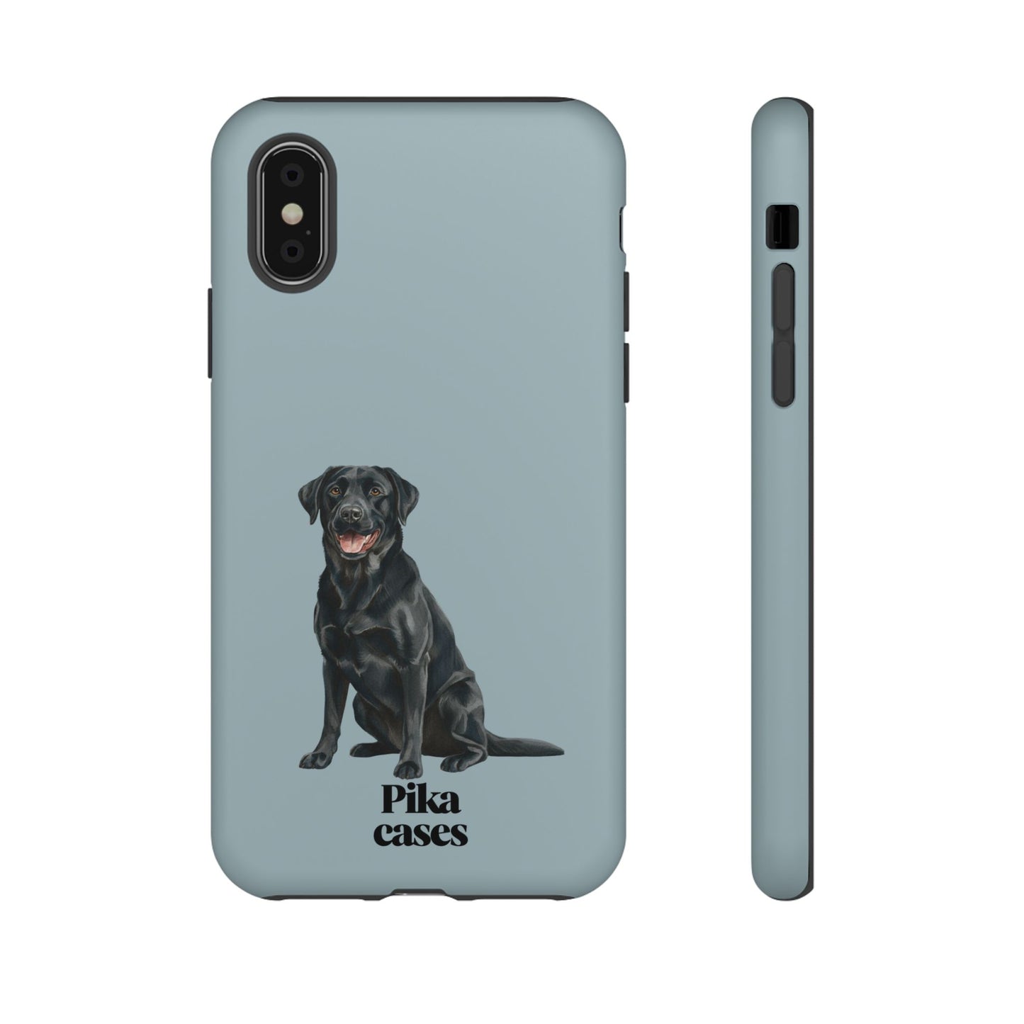 Black Labrador phone case