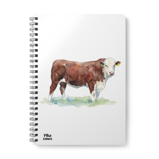 A5 Hereford Cow Notebook