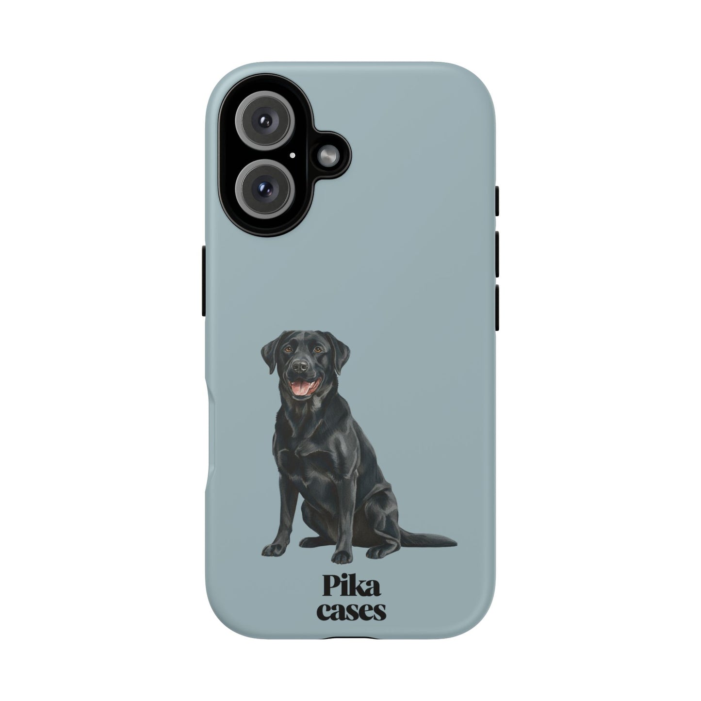 Black Labrador phone case
