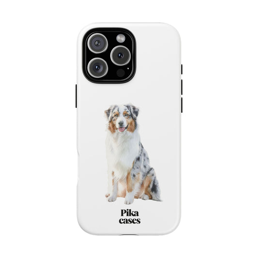 Australian Shepherd Phone Case — "Pika Cases" Protective Dog Lover Phone Cover